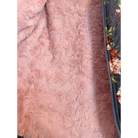 Girls reversible North Face Pink and floral size medium (8-10) Mossbud Swirl - Picture 8 of 10